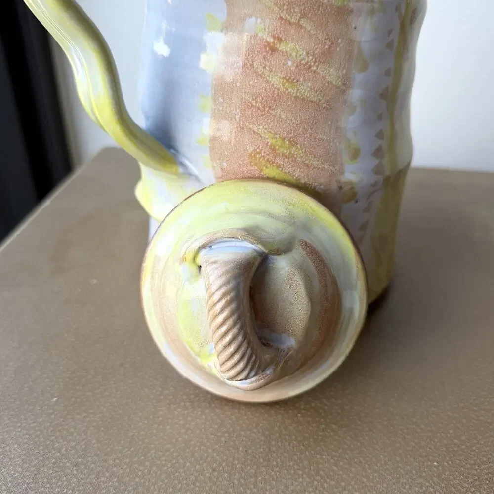 Diane Kenney Pottery Pitcher Jug With Handle 10